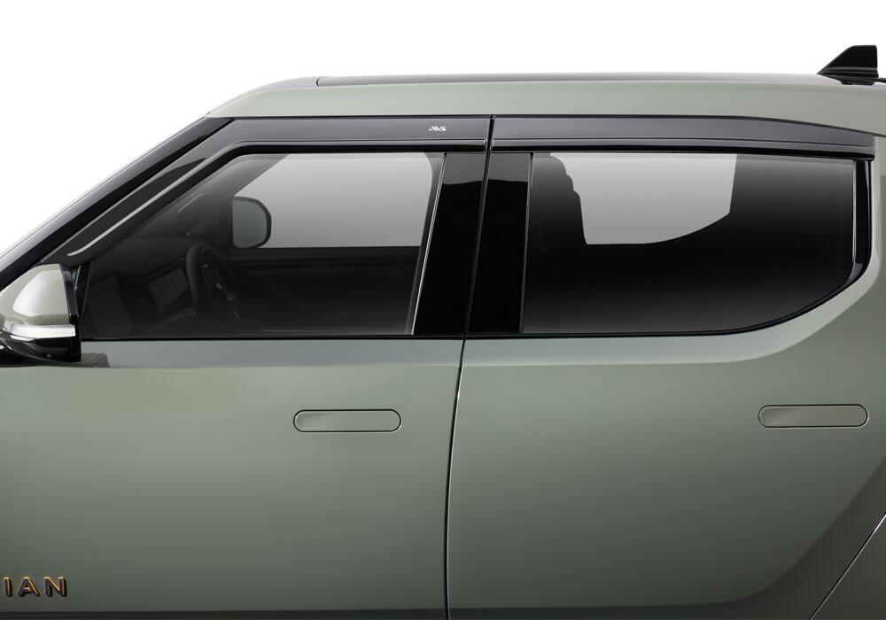 Auto Ventshade AVS 894108 Ventvisor Deflector; Smoke; Low Profile; Outside Mount; 4 pc. for Select Rivian R1T