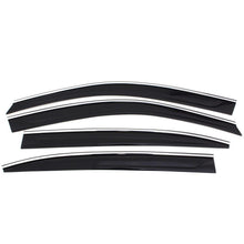 Load image into Gallery viewer, Auto Ventshade AVS 794060 Ventvisor Deflector; Smoke w/Chrome Trim; Low Profile; 4 pc. for Select Cadillac Escalade, Chevrolet Tahoe, GMC Yukon