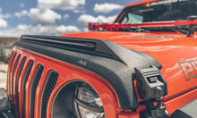 Load image into Gallery viewer, Auto Ventshade AVS 953156 Aeroskin LightShield Pro Hood Shield; Black for Select Jeep Gladiator, Jeep Wrangler