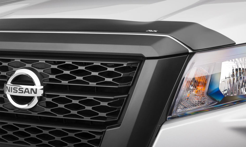 Auto Ventshade AVS 322195 Aeroskin Hood Protector; Smoke for Select Nissan Frontier
