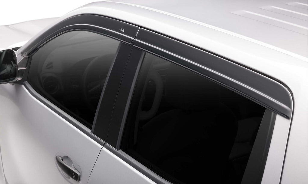 Auto Ventshade AVS 894113 Ventvisor Deflector; Smoke; Low Profile; Outside Mount; 4 pc. for Select Nissan NP300, Nissan NP300 Frontier