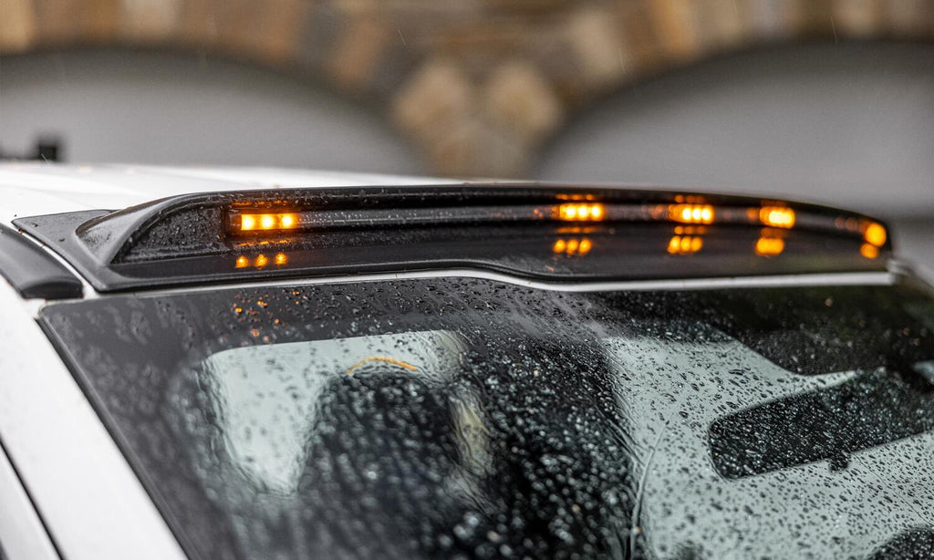 Auto Ventshade AVS 698166 AeroCab Marker Light with five amber LED; Black for Select Ford Ranger