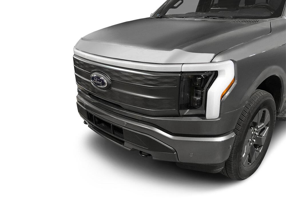Auto Ventshade AVS 622223 Aeroskin Hood Protector; Chrome for Select Ford F-150 Lightning