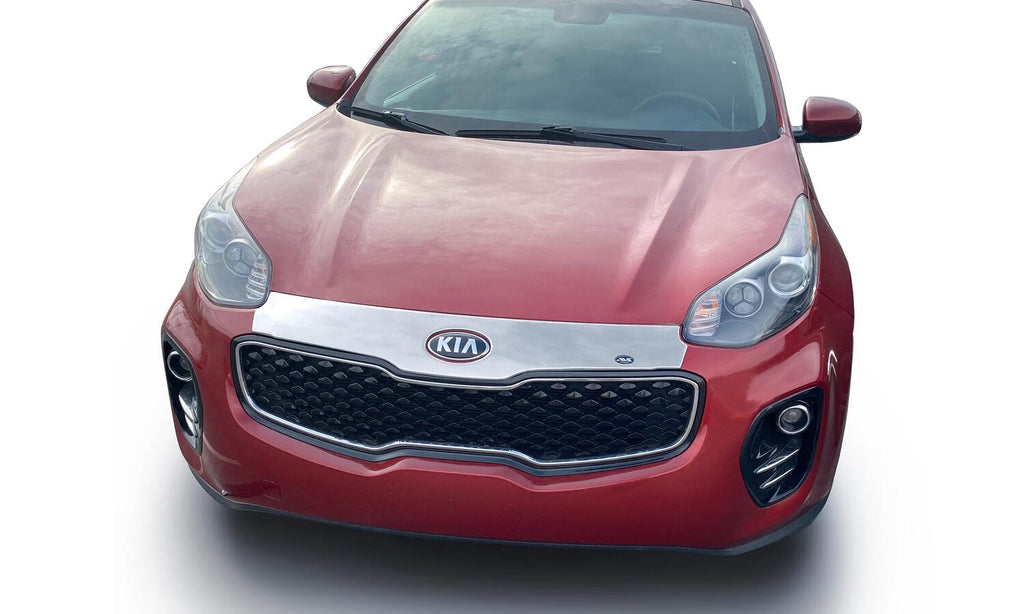 Auto Ventshade AVS 620086 Aeroskin Hood Protector; Chrome for Select Kia Sportage