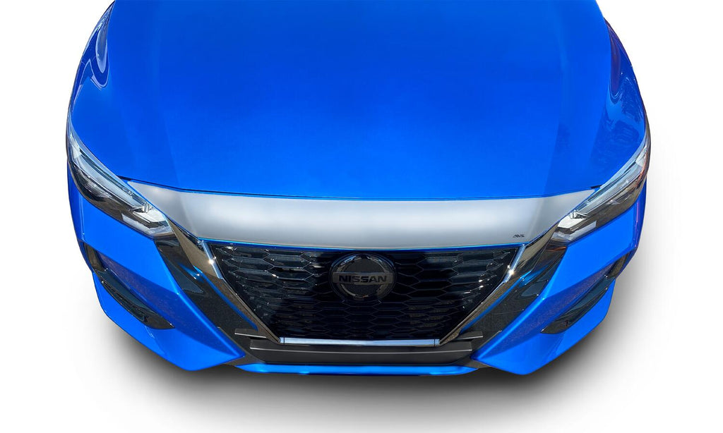 Auto Ventshade AVS 620082 Aeroskin Hood Protector; Chrome for Select Nissan Sentra