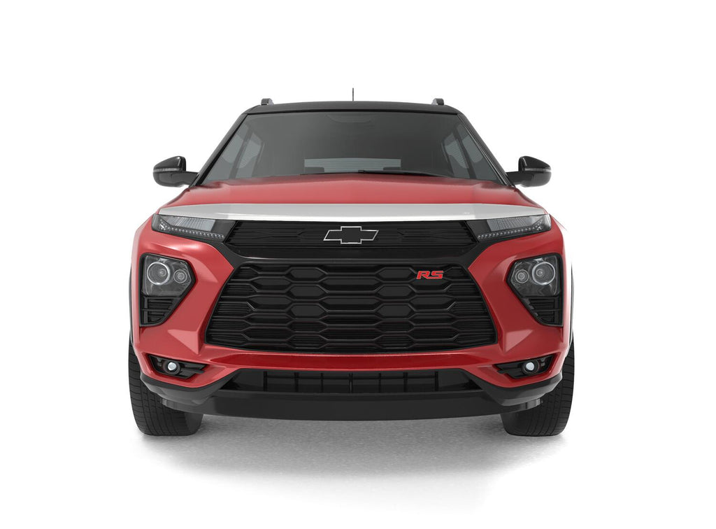 Auto Ventshade AVS 622192 Aeroskin Hood Protector; Chrome for Select Chevrolet Trailblazer