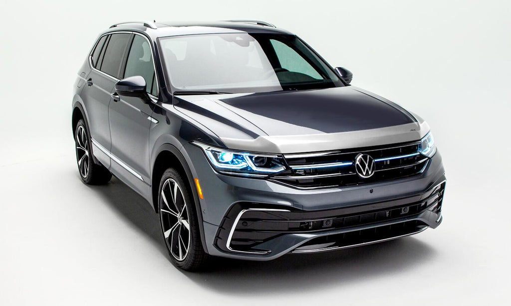 Auto Ventshade AVS 622198 Aeroskin Hood Protector; Chrome for Select Volkswagen Tiguan