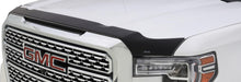 Load image into Gallery viewer, Auto Ventshade AVS 377185 Aeroskin Hood Protector; Matte Black for Select GMC Sierra HD, GMC Sierra HD
