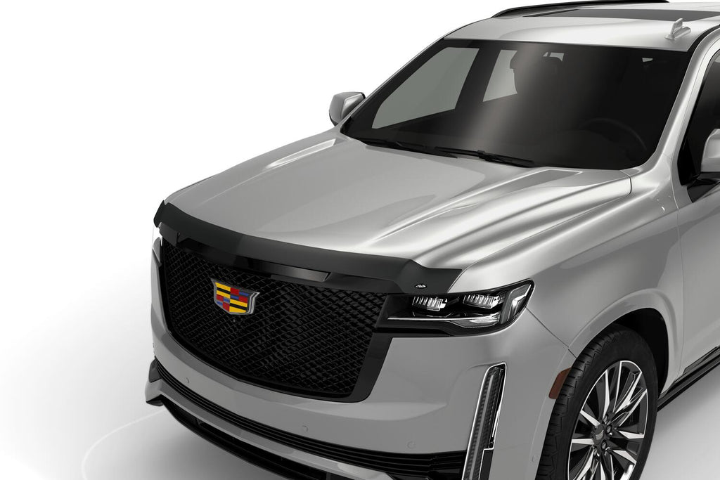 Auto Ventshade AVS 377186 Aeroskin Hood Protector; Matte Black for Select Cadillac Escalade, Cadillac Escalade ESV