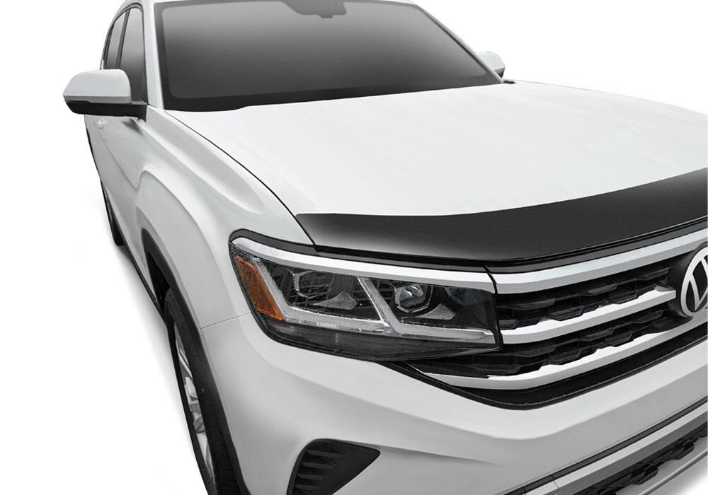 Auto Ventshade AVS 322253 Aeroskin Hood Protector; Smoke for Select Volkswagen Atlas, Volkswagen Atlas Cross Sport