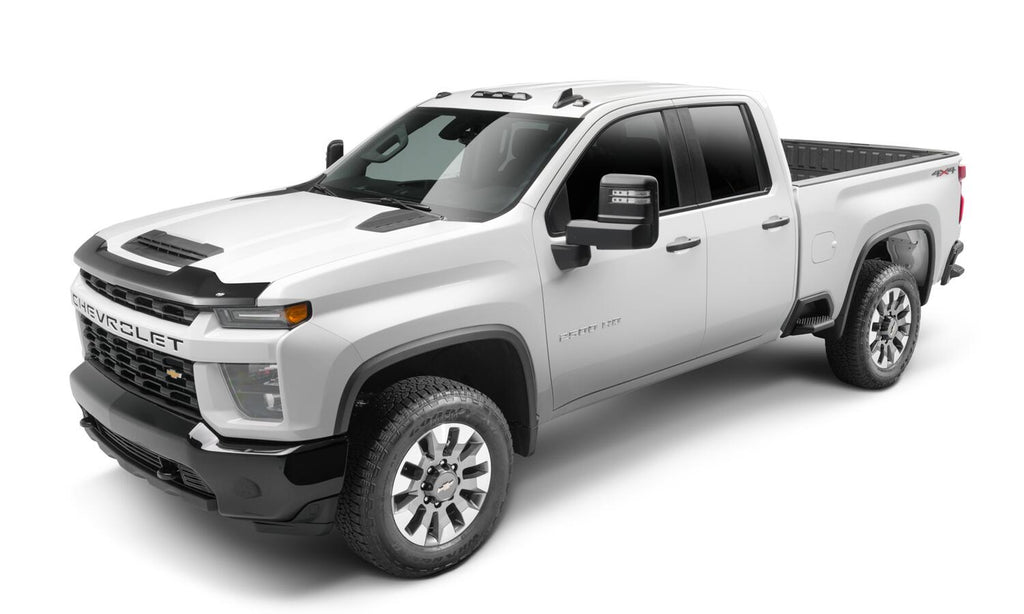 Auto Ventshade AVS 322187 Aeroskin Hood Protector; Smoke for Select Chevrolet Silverado HD, Chevrolet Silverado HD