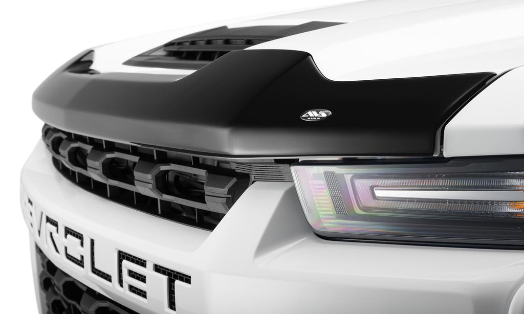 Auto Ventshade AVS 322187 Aeroskin Hood Protector; Smoke for Select Chevrolet Silverado HD, Chevrolet Silverado HD