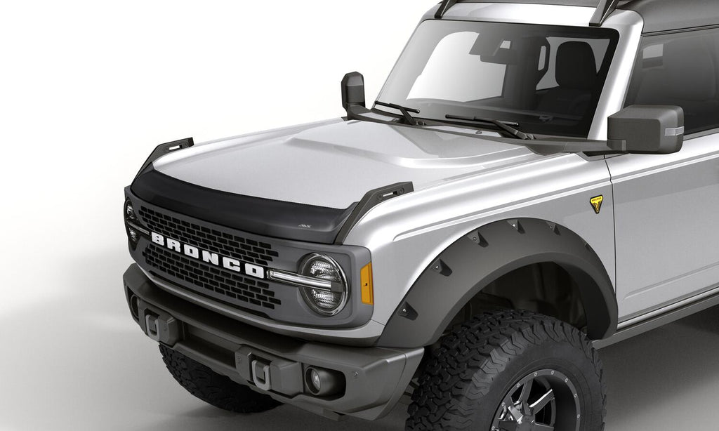 Auto Ventshade AVS 322183 Aeroskin Hood Protector; Smoke for Select Ford Bronco