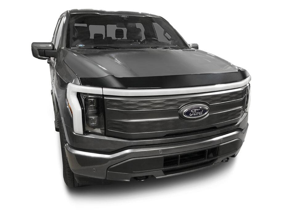 Auto Ventshade AVS 322223 Aeroskin Hood Protector; Smoke for Select Ford F-150 Lightning