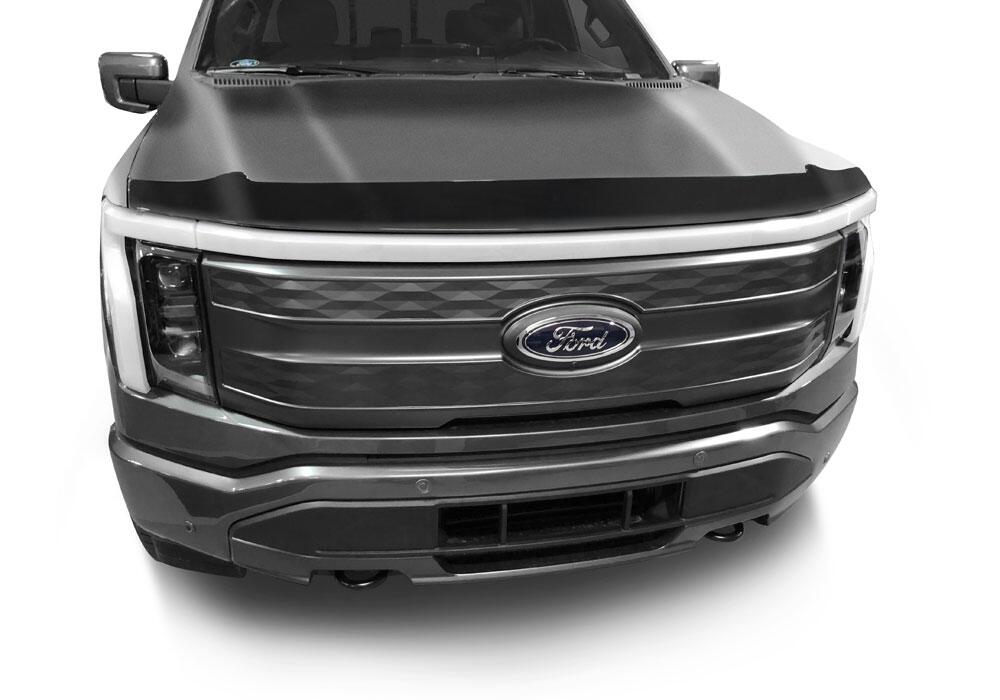 Auto Ventshade AVS 322223 Aeroskin Hood Protector; Smoke for Select Ford F-150 Lightning