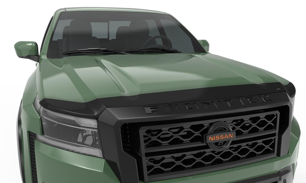 Auto Ventshade AVS 322195 Aeroskin Hood Protector; Smoke for Select Nissan Frontier