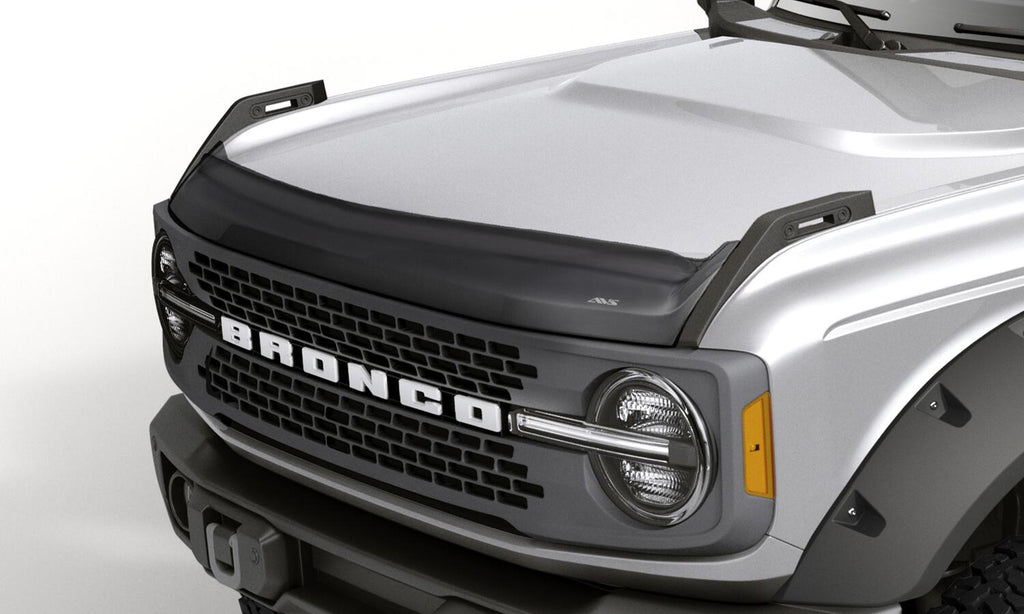 Auto Ventshade AVS 436183 Aeroskin II Hood Protector; Textured Black for Select Ford Bronco