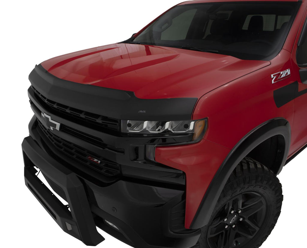 Auto Ventshade AVS 436168 Aeroskin II Hood Protector; Textured Black for Select Chevrolet Silverado 1500, Chevrolet Silverado LTD