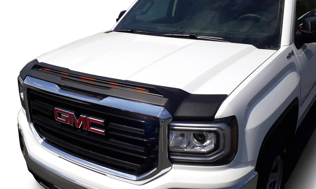 Auto Ventshade AVS 953075 Aeroskin LightShield Pro Hood Shield; Black for Select GMC Sierra 1500, GMC Sierra Limited