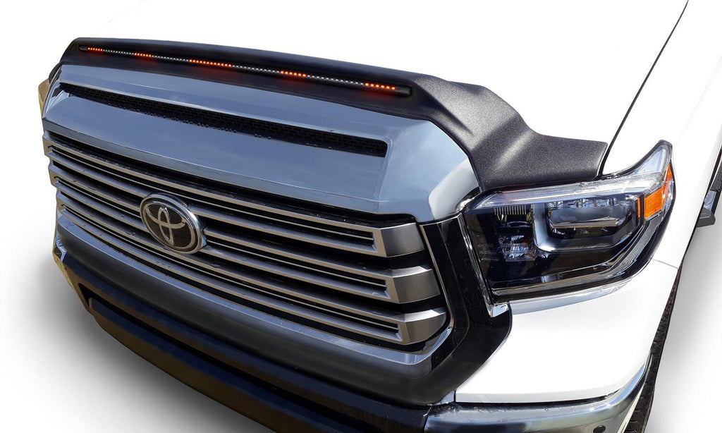 Auto Ventshade AVS 953094 Aeroskin LightShield Pro Hood Shield; Black for Select Toyota Tundra