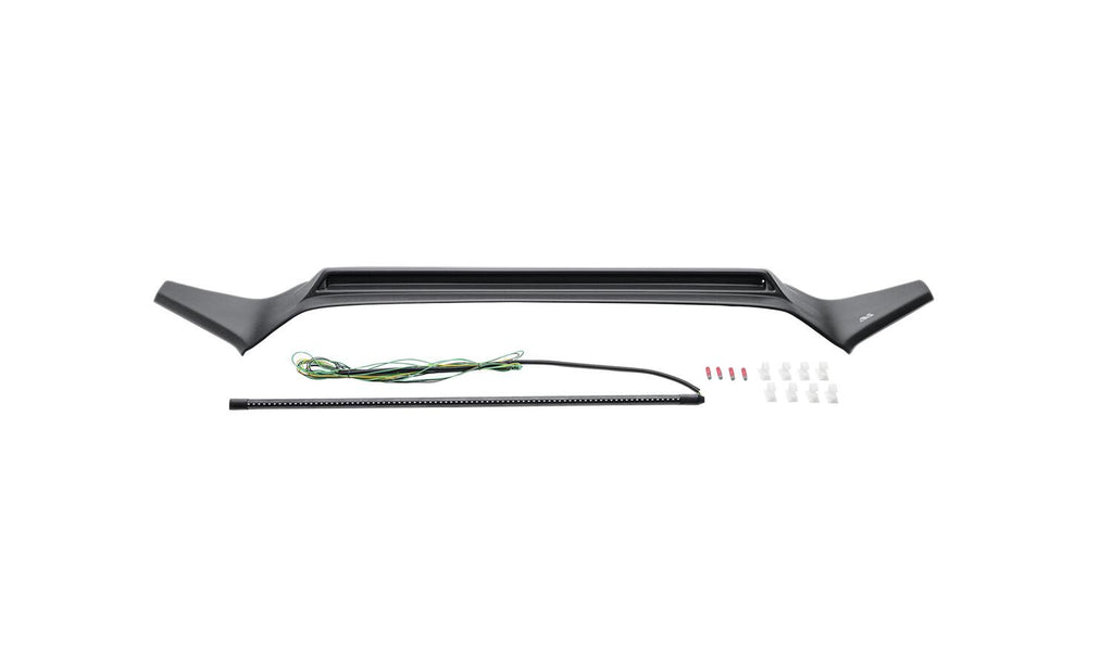 Auto Ventshade AVS 953079 Aeroskin LightShield Pro Hood Shield; Black for Select Toyota Tacoma