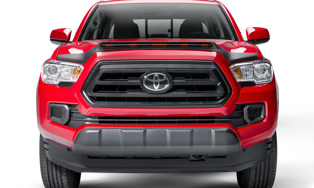 Auto Ventshade AVS 953079 Aeroskin LightShield Pro Hood Shield; Black for Select Toyota Tacoma