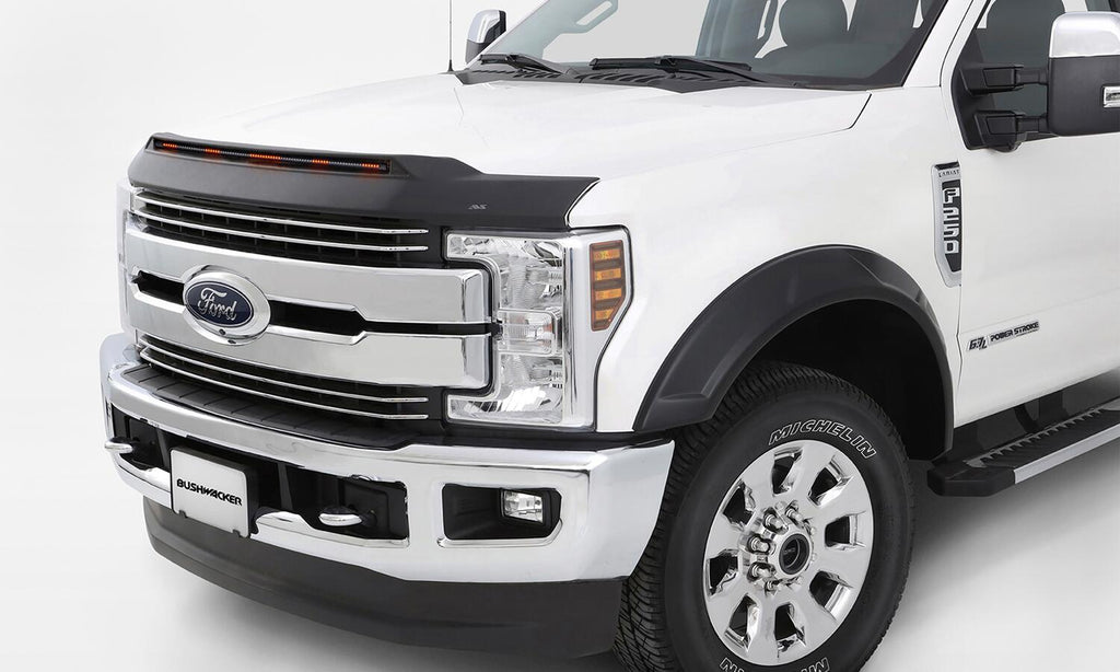 Auto Ventshade AVS 953135 Aeroskin LightShield Pro Hood Shield; Black for Select Ford F-250 Super Duty, Ford F-350 Super Duty, Ford F-450 Super Duty