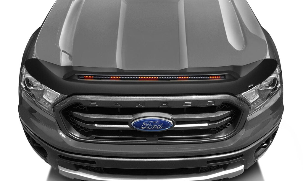 Auto Ventshade AVS 953166 Aeroskin LightShield Pro Hood Shield; Black for Select Ford Ranger