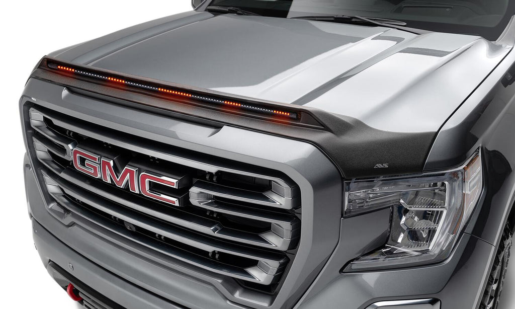 Auto Ventshade AVS 953167 Aeroskin LightShield Pro Hood Shield; Black for Select GMC Sierra