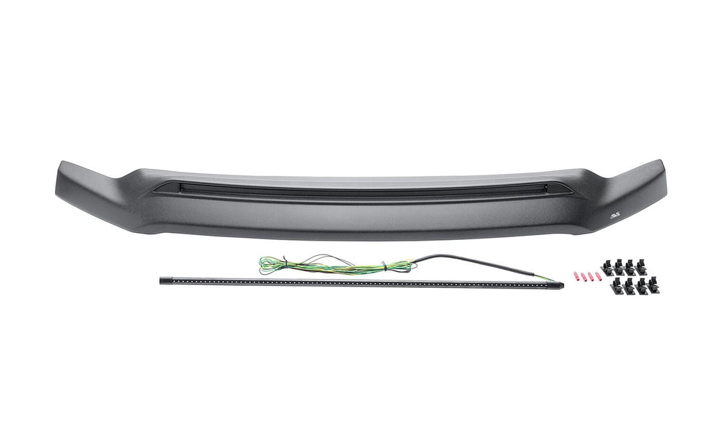 Auto Ventshade AVS 953196 Aeroskin LightShield Pro Hood Shield; Black for Select Ford F-150