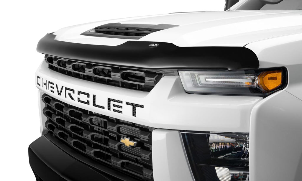 Auto Ventshade AVS 25711 Bugflector II Hood Shield; Smoke for Select Chevrolet Silverado HD, Chevrolet Silverado HD
