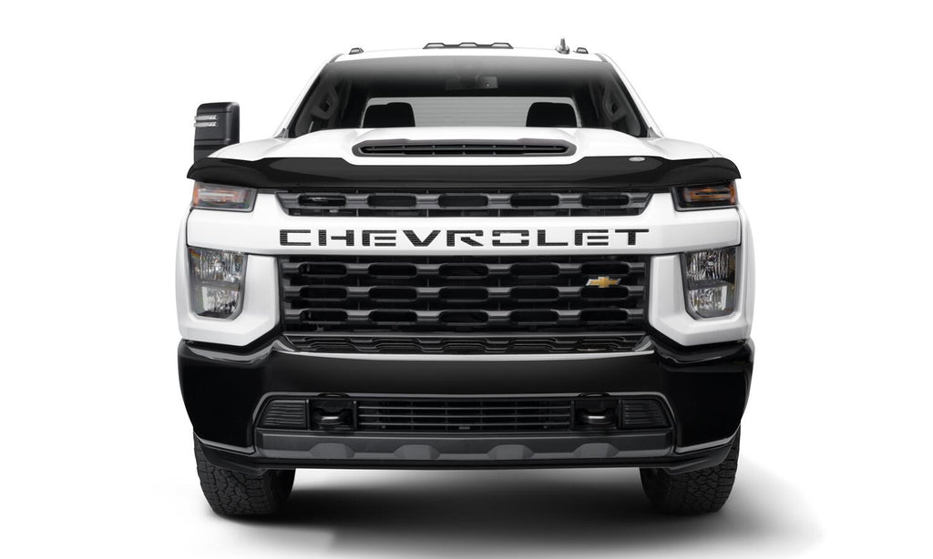 Auto Ventshade AVS 25711 Bugflector II Hood Shield; Smoke for Select Chevrolet Silverado HD, Chevrolet Silverado HD