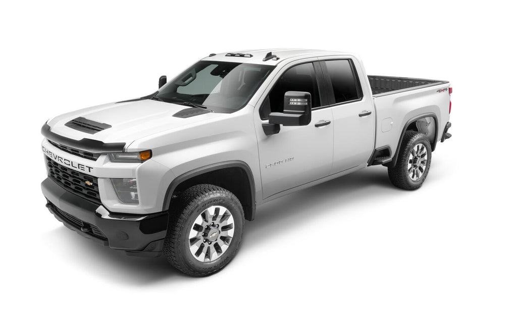Auto Ventshade AVS 23711 Bugflector Hood Shield; Smoke for Select Chevrolet Silverado HD, Chevrolet Silverado HD