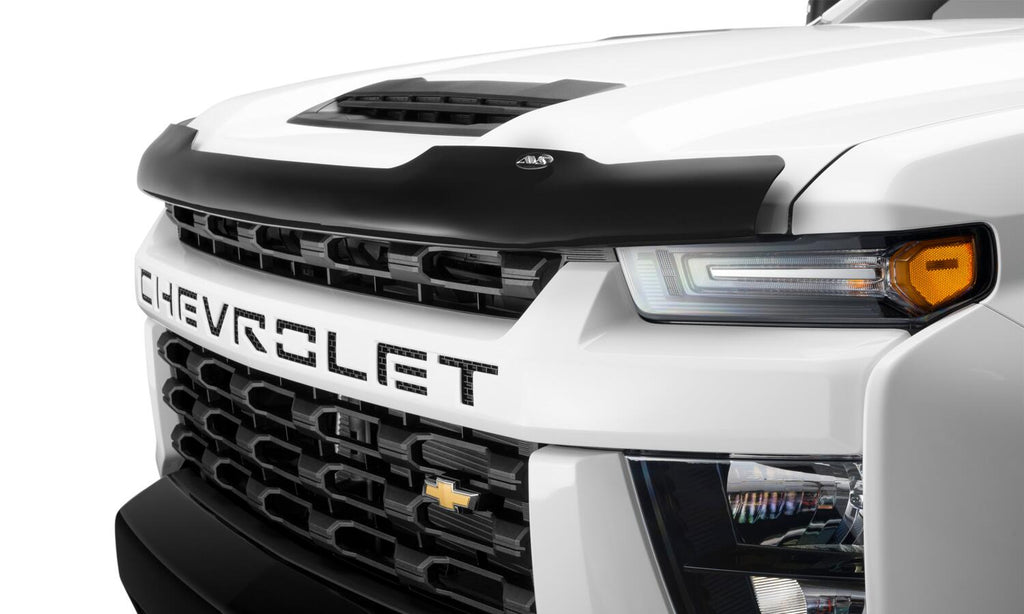 Auto Ventshade AVS 23711 Bugflector Hood Shield; Smoke for Select Chevrolet Silverado HD, Chevrolet Silverado HD