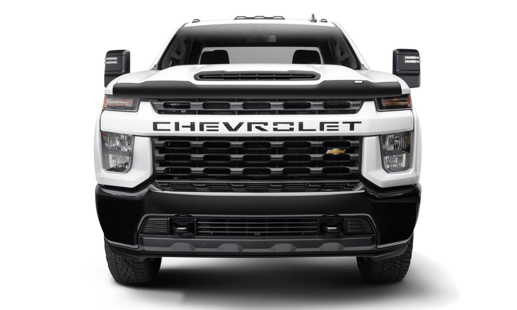 Auto Ventshade AVS 23711 Bugflector Hood Shield; Smoke for Select Chevrolet Silverado HD, Chevrolet Silverado HD