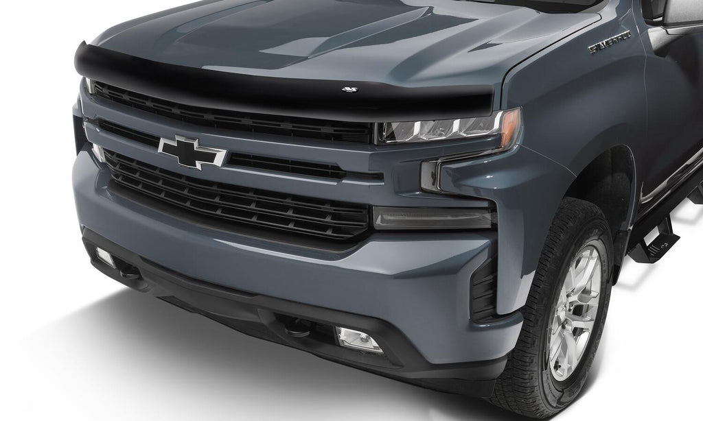 Auto Ventshade AVS 23956 Bugflector Hood Shield; Smoke for Select Chevrolet Silverado 1500, Chevrolet Silverado LTD