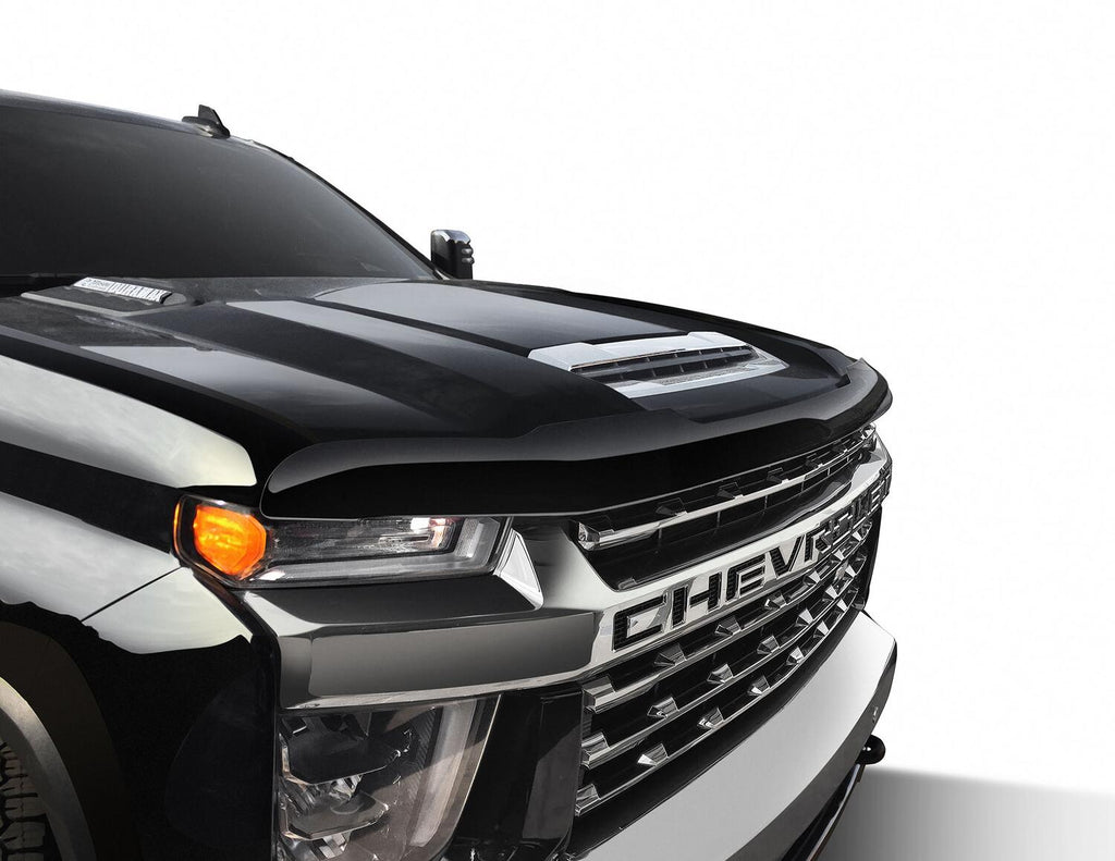 Auto Ventshade AVS 23711 Bugflector Hood Shield; Smoke for Select Chevrolet Silverado HD, Chevrolet Silverado HD