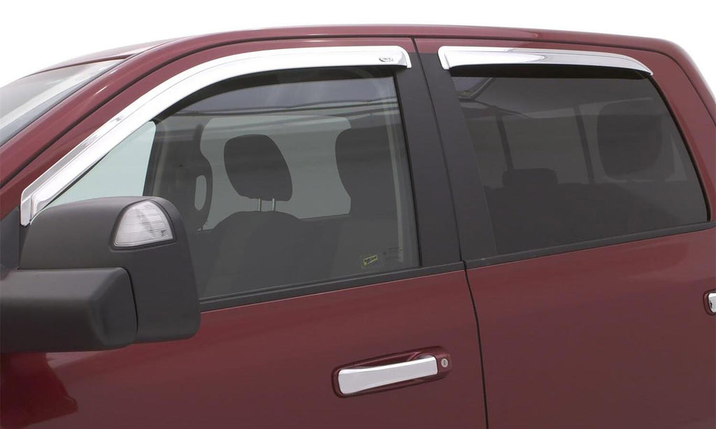 Auto Ventshade AVS 684387 Ventvisor Deflector; Chrome; Outside Mount; 4 pc. for Select Ford Ranger