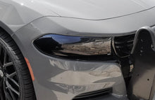 Load image into Gallery viewer, Auto Ventshade AVS 37373 Headlight Covers; Smoke Black Out; 2pc. for Select Dodge Charger