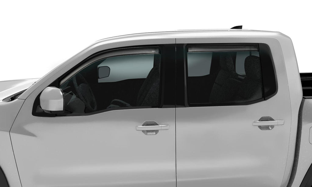 Auto Ventshade AVS 194788 Ventvisor Deflector; Smoke; In-Channel; 4 pc. for Select Nissan Frontier