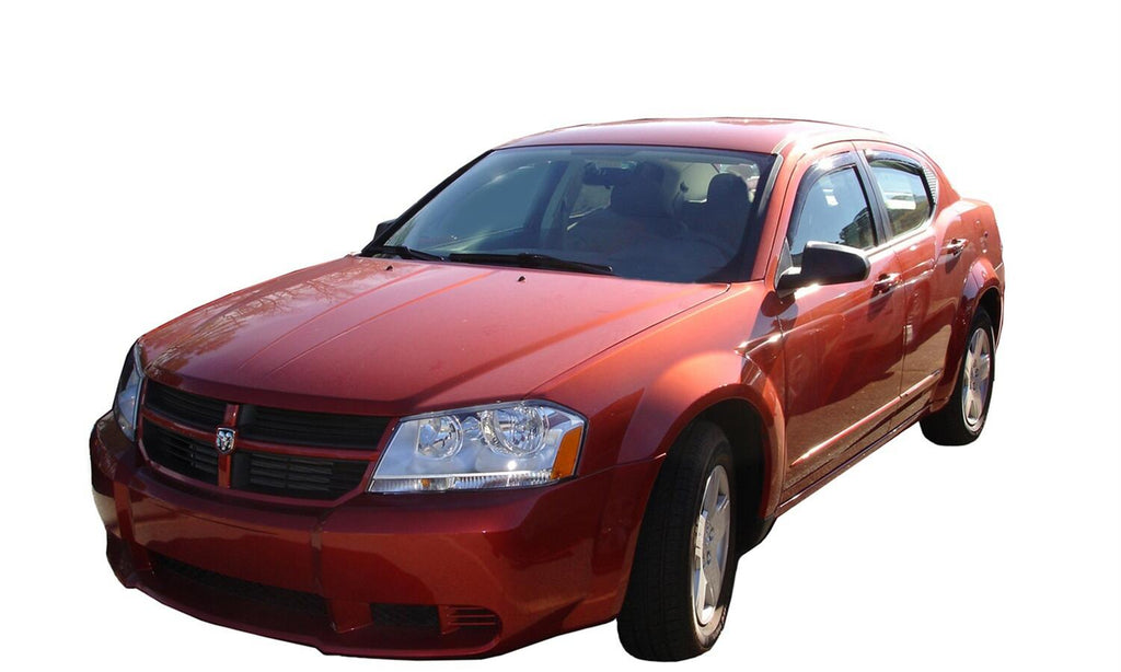 Auto Ventshade AVS 194248 Ventvisor Deflector; Smoke; In-Channel; 4 pc. for Select Nissan Sentra