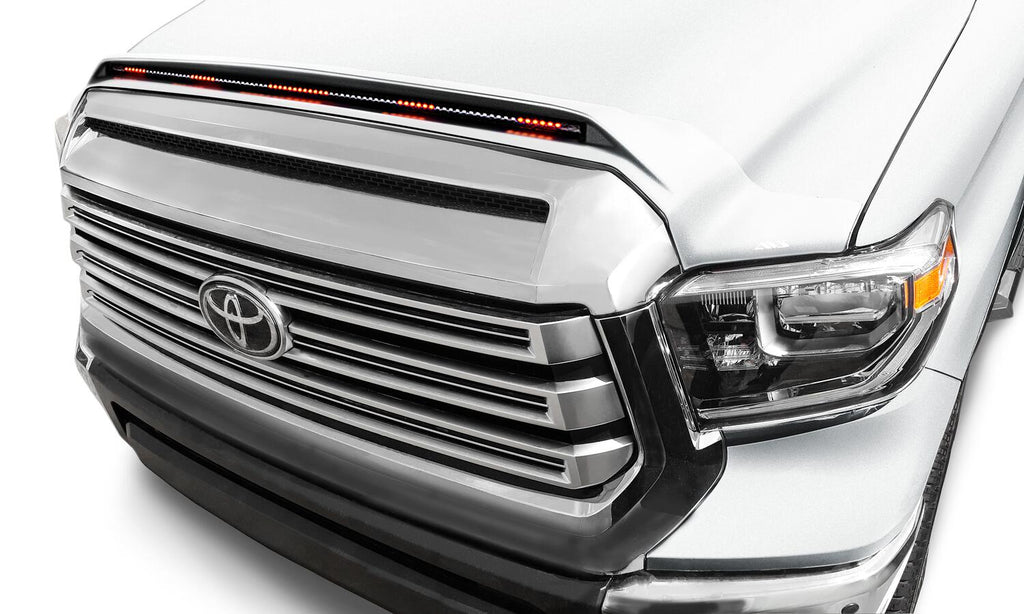 Auto Ventshade AVS 953094-40 Aeroskin LightShield Pro Color Match Hood Shield; Super White for Select Toyota Tundra