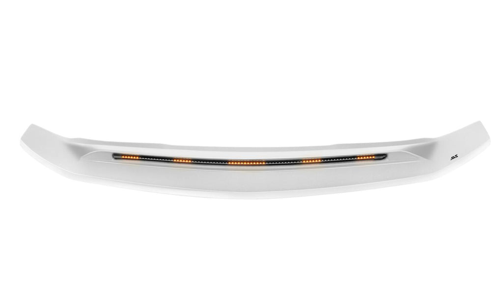 Auto Ventshade AVS 953168-GAZ Aeroskin LightShield Pro Color Match Hood Shield; Summit White for Select Chevrolet Silverado