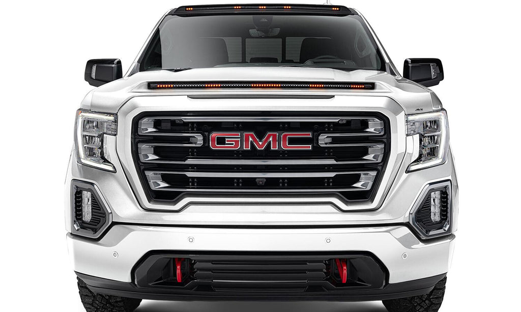 Auto Ventshade AVS 953167-G1W Aeroskin LightShield Pro Color Match Hood Shield; White Frost Tricoat for Select GMC Sierra