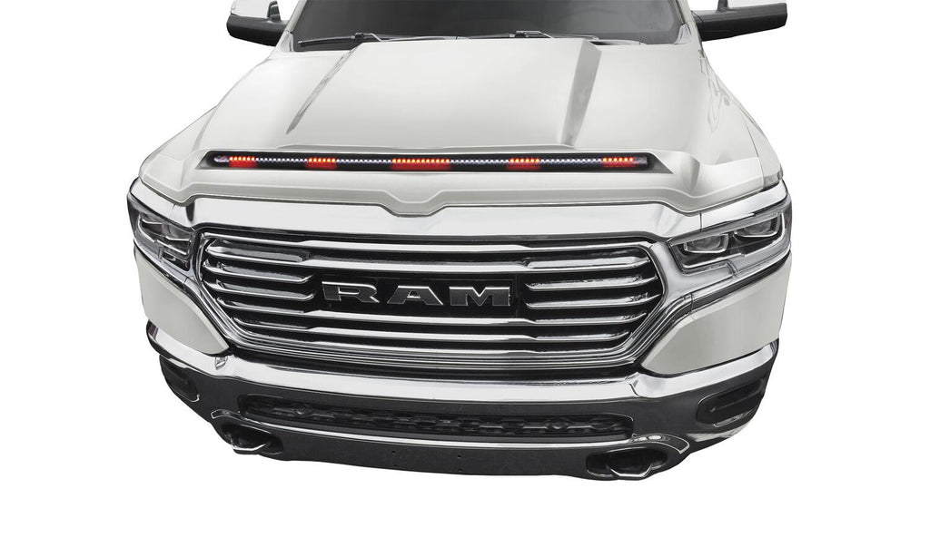 Auto Ventshade AVS 953163-PWD Aeroskin LightShield Pro Color Match Hood Shield; Ivory Pearl Tri-Coat for Select Ram