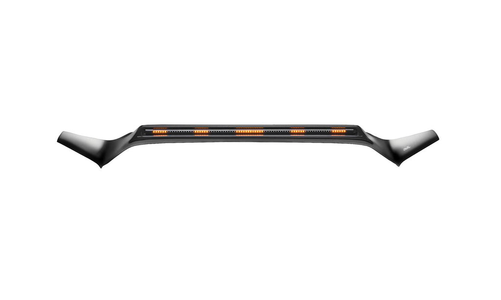 Auto Ventshade AVS 953079-218-B Aeroskin LightShield Pro Color Match Hood Shield; Midnight Black Metallic for Select Toyota Tacoma