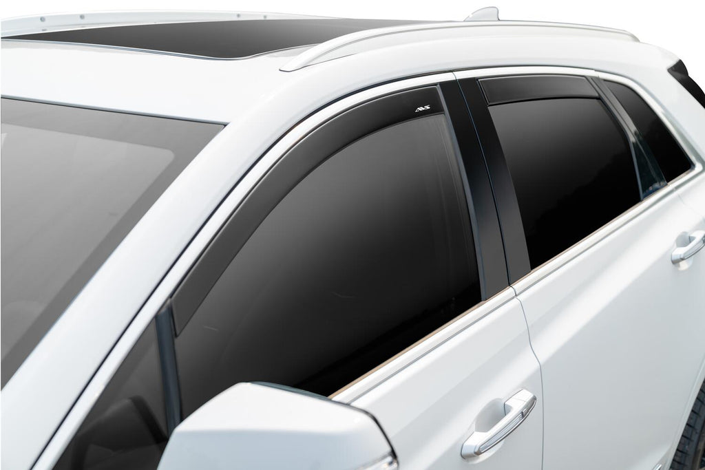 Auto Ventshade AVS 994022 Ventvisor Deflector; Smoke; Low Profile; In-Channel Mount; 4 pc. for Select Cadillac XT5