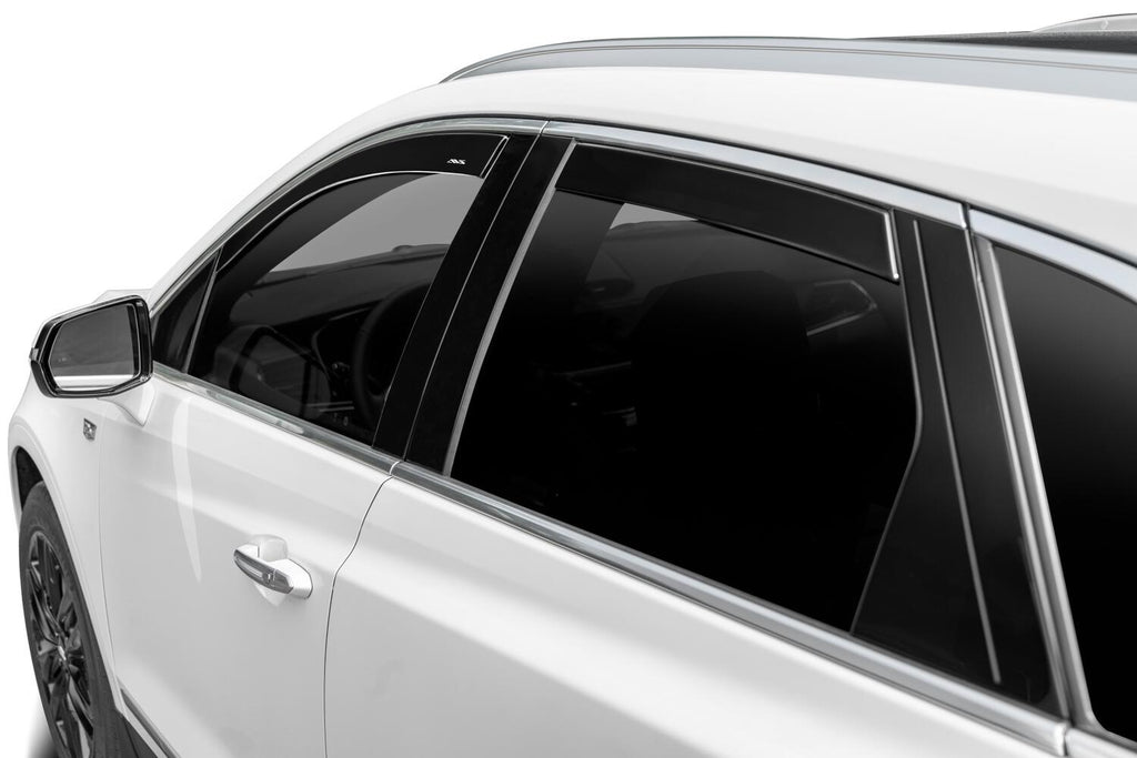 Auto Ventshade AVS 994022 Ventvisor Deflector; Smoke; Low Profile; In-Channel Mount; 4 pc. for Select Cadillac XT5