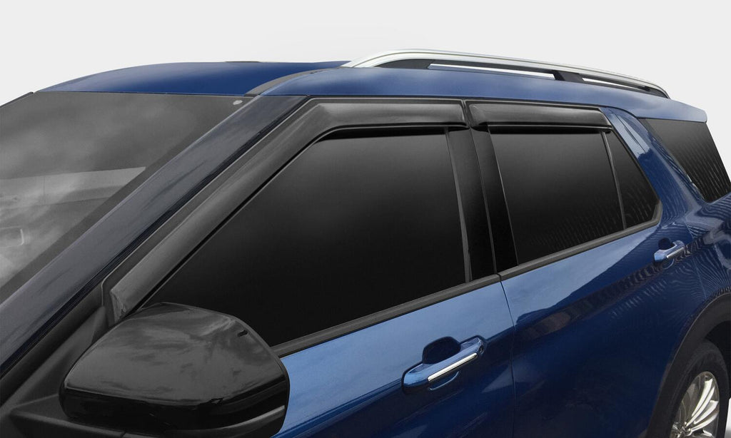 Auto Ventshade AVS 94765 Ventvisor Deflector; Smoke; Outside Mount; 4 pc. for Select Nissan Pathfinder