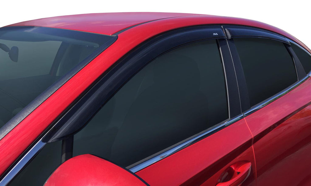 Auto Ventshade AVS 94764 Ventvisor Deflector; Smoke; Outside Mount; 4 pc. for Select Hyundai Sonata
